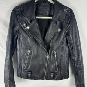 Authentic Carmar Leather Biker Jacket Size 36 Small Motorcycle Gear
